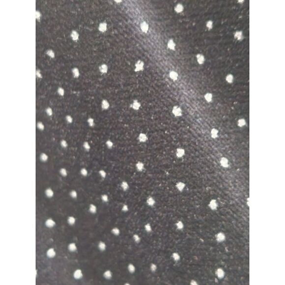 New! Theory Pleated Wrap Skirt in Dot Black Velvet, 4 - Picture 9 of 12